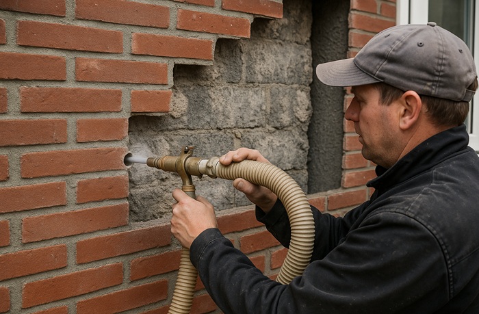 Isolatie voor moeilijk bereikbare spouwen – inblaasmethoden